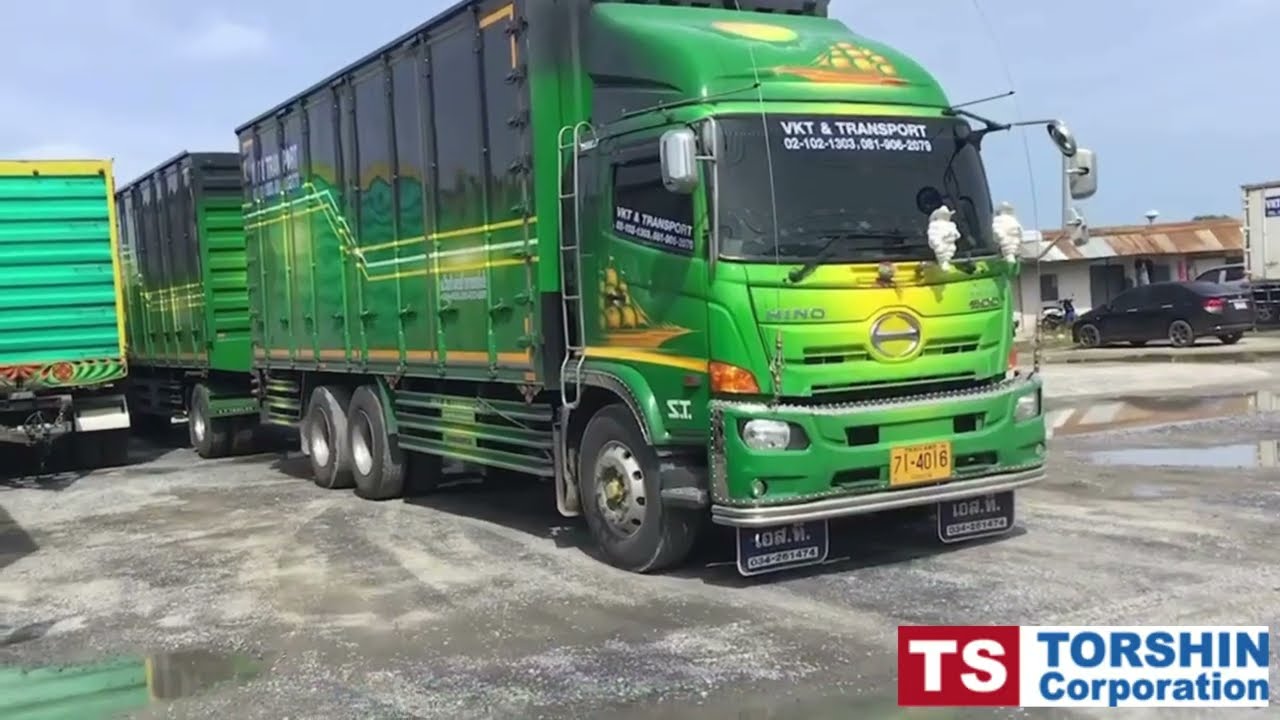 HINO VICTOR FG เพิ่มเพลาถุงลมยก ยี่ห้อ Torshin จากประเทศเกาหลีใต้ โทร.0616908605