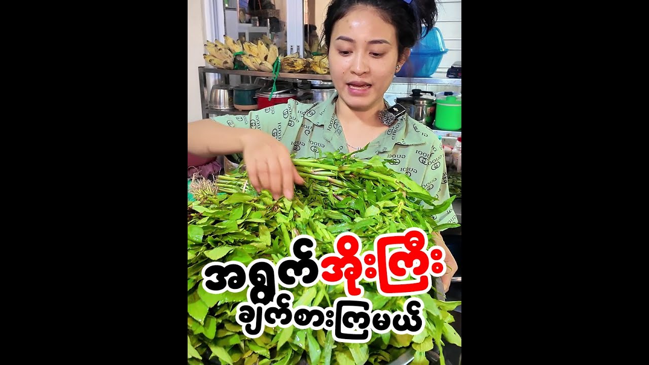 ဒီနေ့ အရွက်အိုးကြီး ချက်စားပြီး 😋မမမယ်တင် အရွက်ပေါင်း ခလိုက်ပါဦးမယ်ရှင် !!