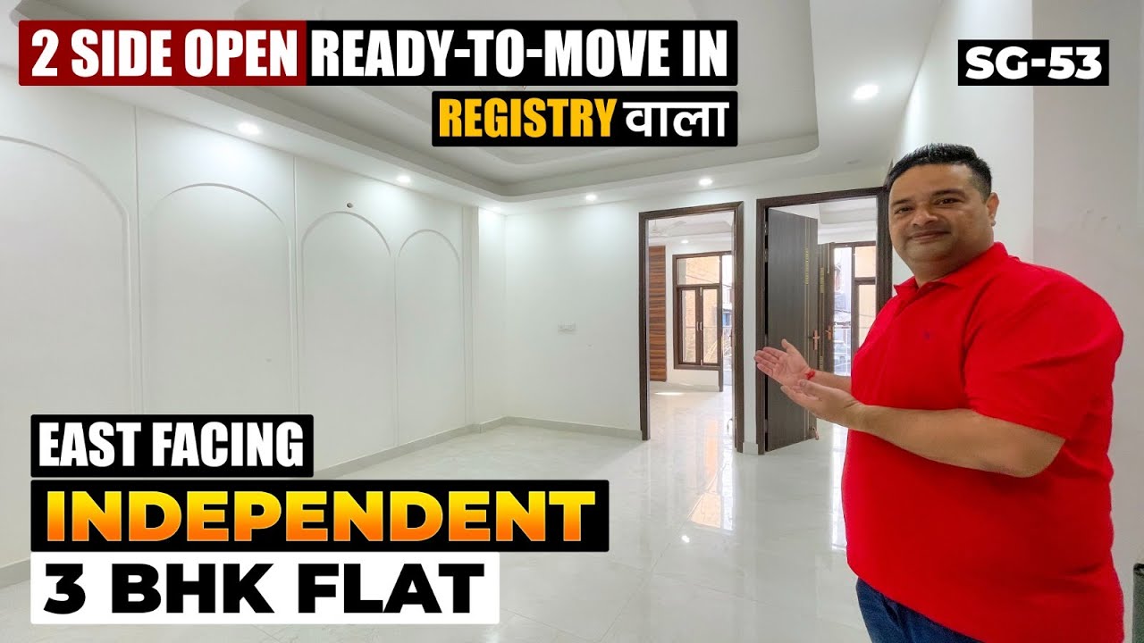देखिए 68 लाख के Flat में आपको क्या मिलेगा? Ready-To-Move 3 BHK In South Delhi With Registry 