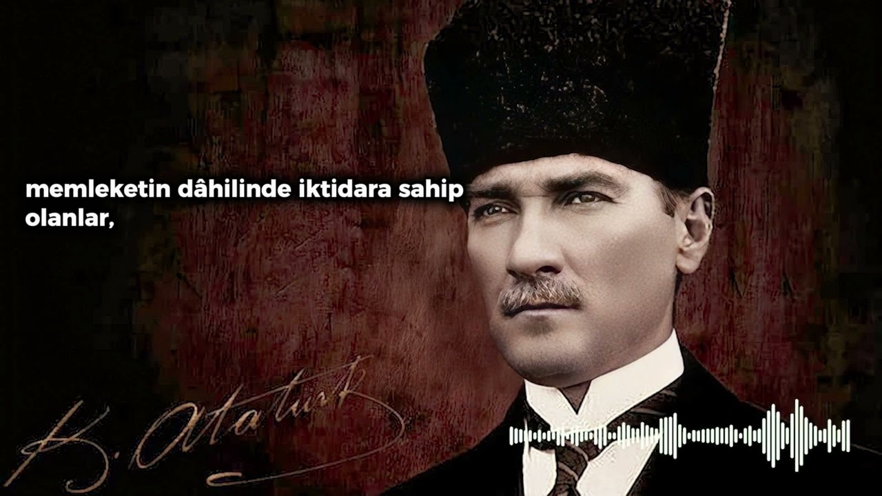 Gençliğe Hitabe - Atatürkün Kendi Sesi ile (Yapay Zeka)