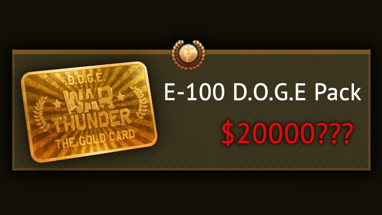 D.O.G.E. Pack in War Thunder?