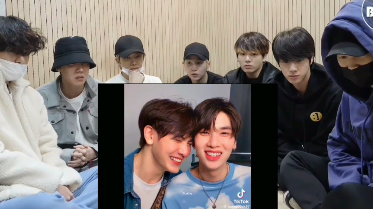 bts reaction to thailand tiktok