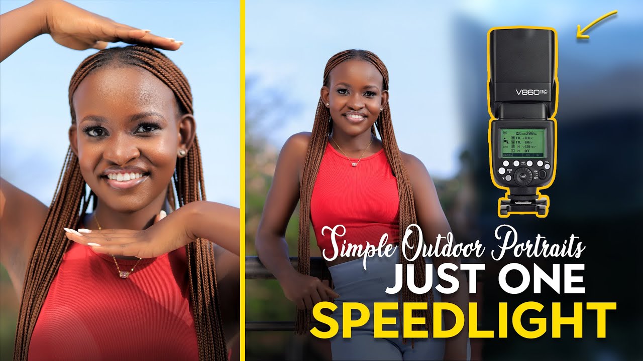 Easy Outdoor Portraits With One Speedlight / BTS / Tales of A Ugandan Photographer /Off Camera flash