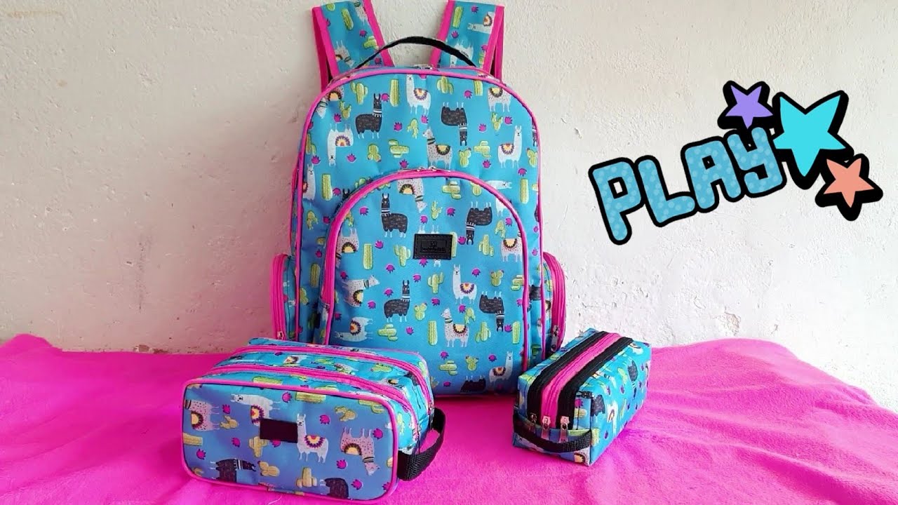 como fazer mochila escolar (passo a passo @SandrinhaAtelie