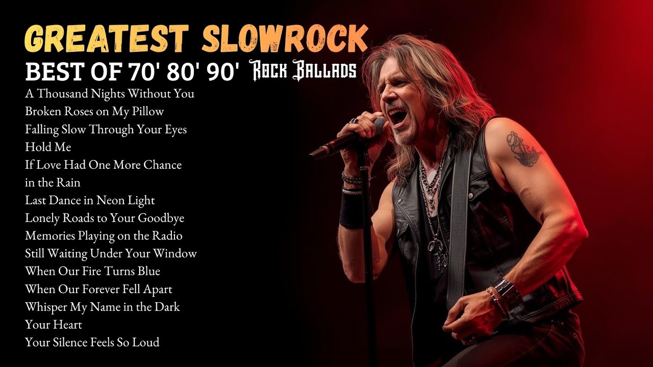 Legendary Slow Rock Ballads | Greatest Hits That Never Get Old