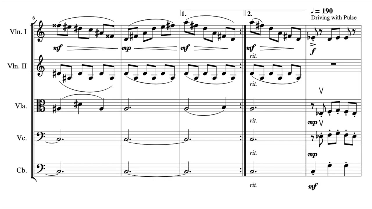 My first composition - Piece for String Orchestra No. 1