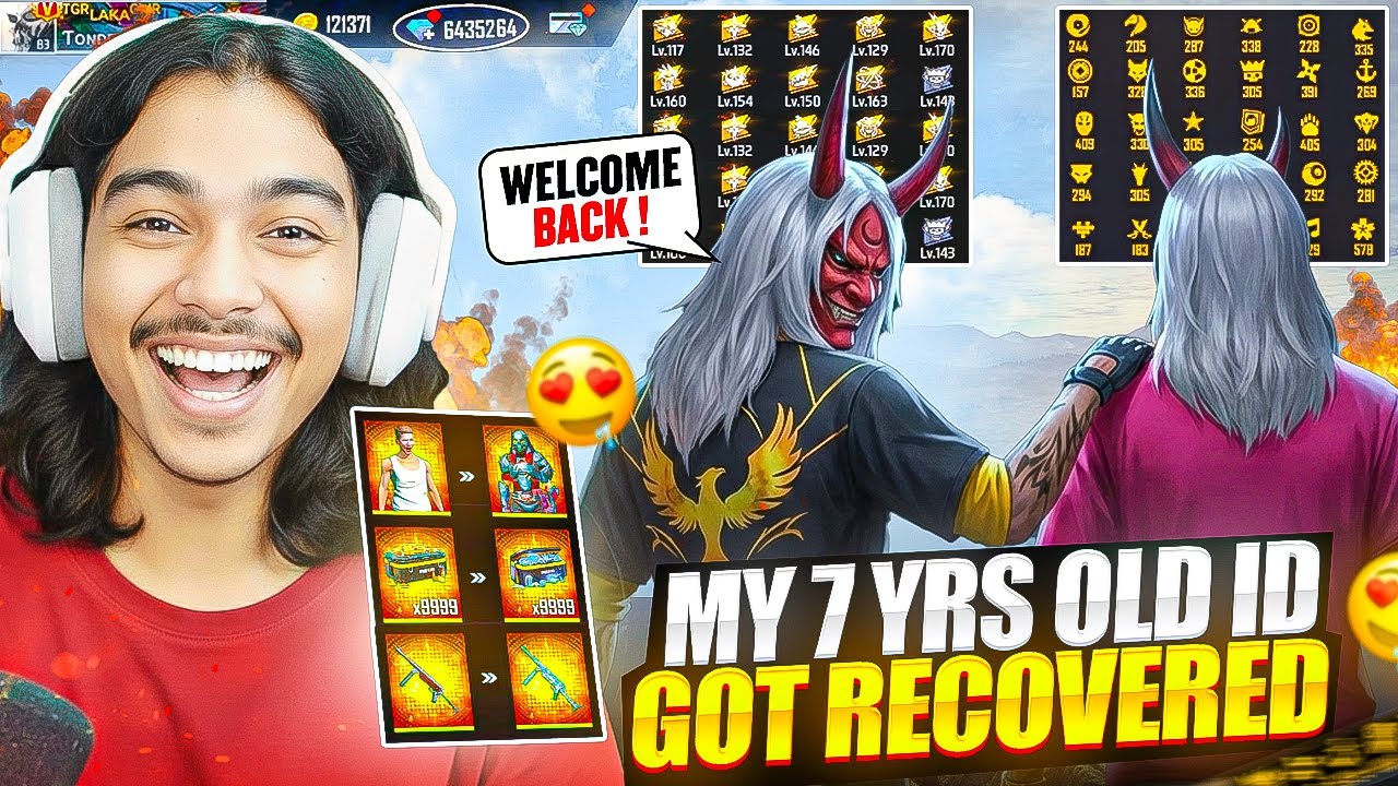 My First Freefire Banned Account Recoverd After 7yrs😱 Laka Gamer