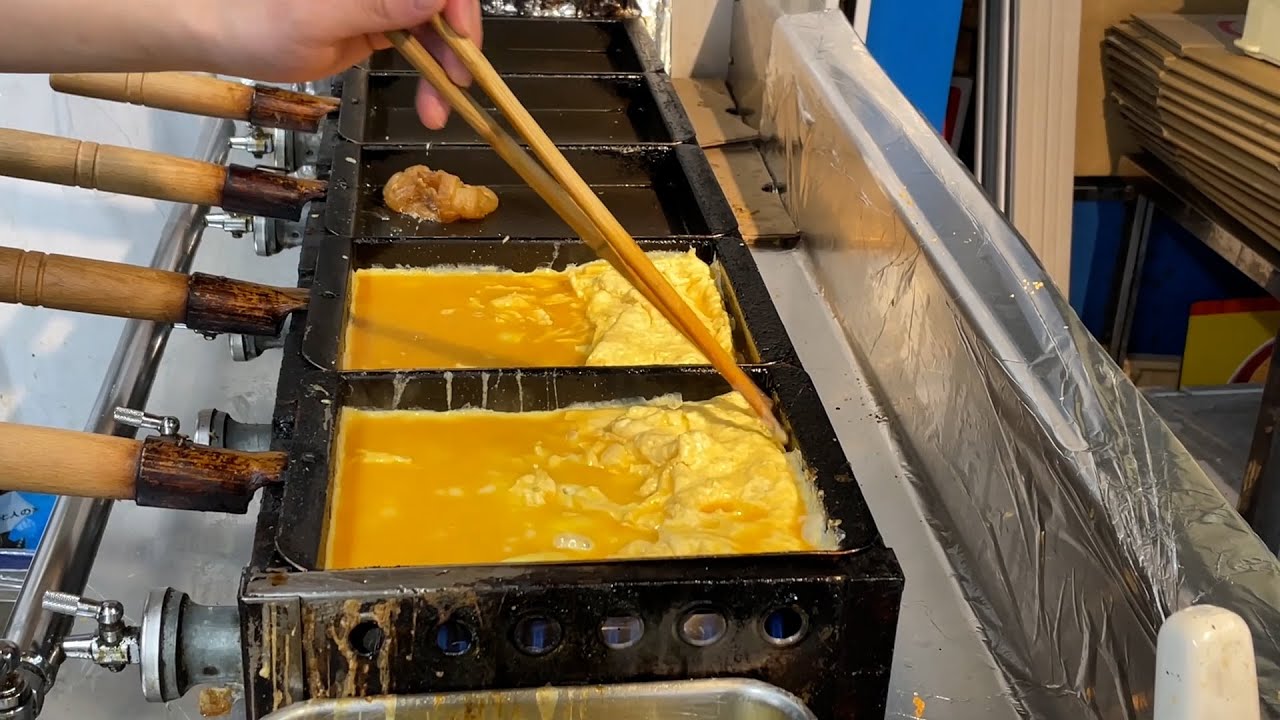 【遠野商店】大阪府中央卸売市場にある老舗うなぎ屋が作る美味しいだし巻き【ノーカット】