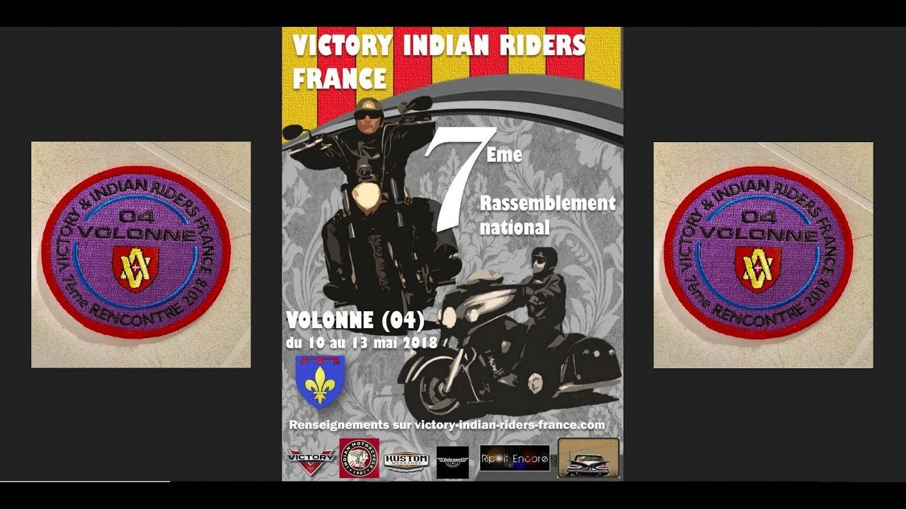 Victory Indian Riders France . 7ème rassemblement 2018