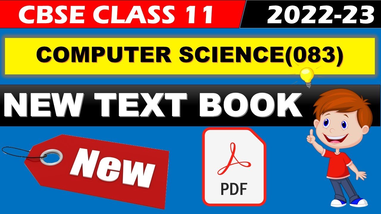 class 11 computer science book pdf download | Session 2022-23 | 083