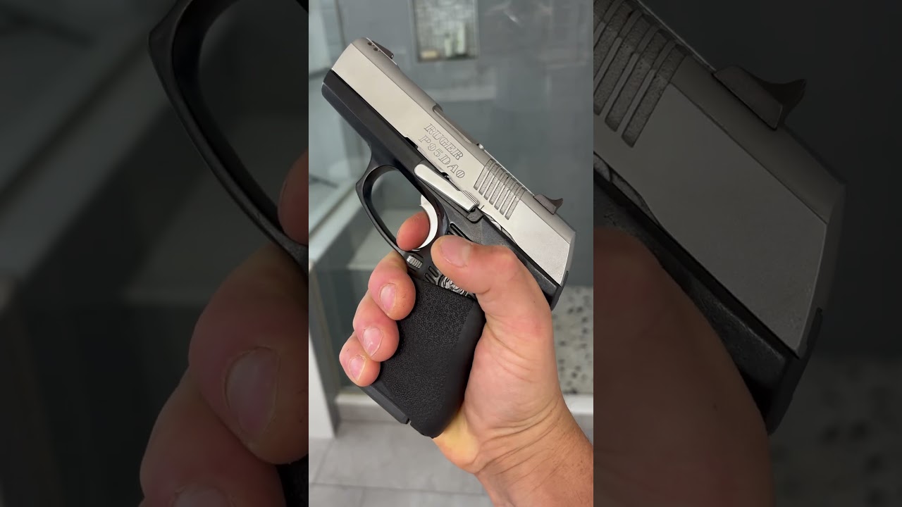 Гладкая нержавеющая сталь DAO Ruger P95