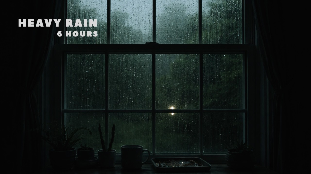 The Kind of Rain You Fall Asleep To 🌧️ 6 Hours