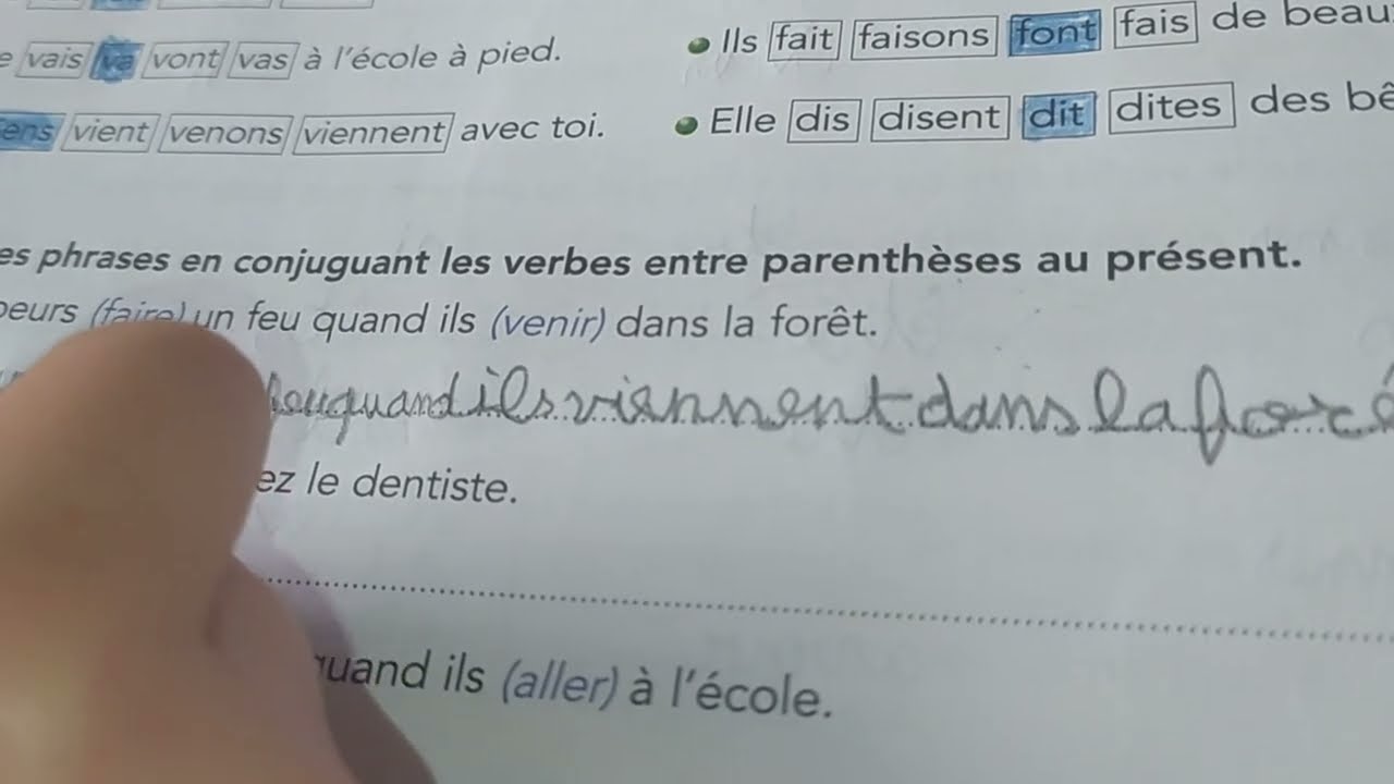 تمارين المستوى الثاني  Alouette Les Cahiers Français Ce1 Cycle 2  ex:2  p: 52