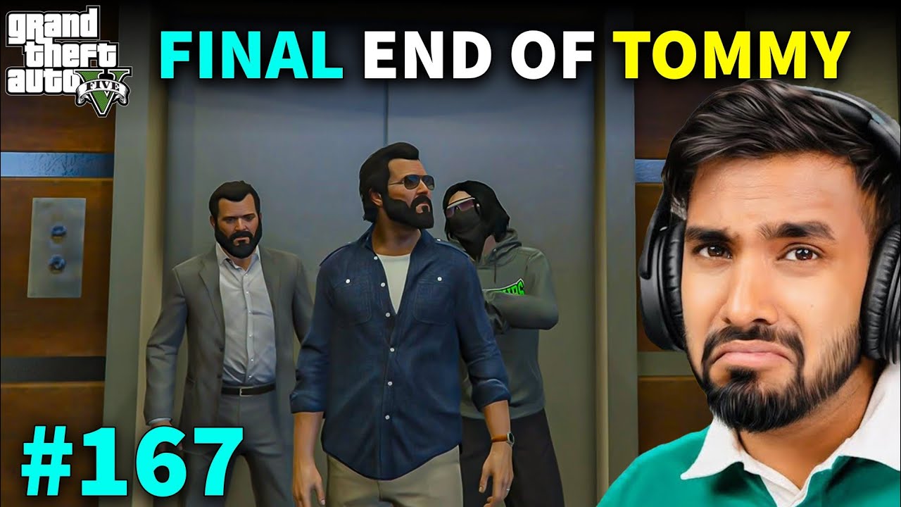 THE END OF TOMMY - TECHNO GAMERZ VS TOMMY VERCETTI IN GTA 5 NEW EPISODE #164