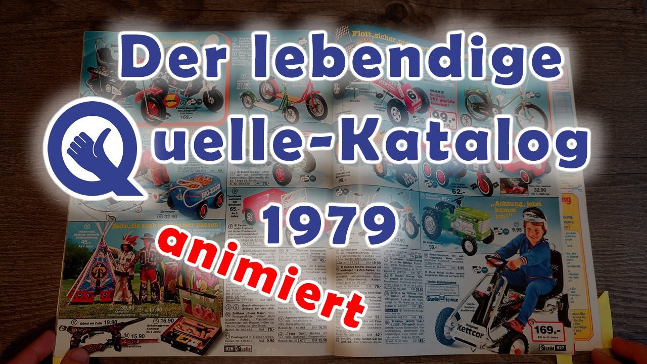 Der lebendige Quelle-Katalog 1979/80 &ndash; animierte Kindheitserinnerungen