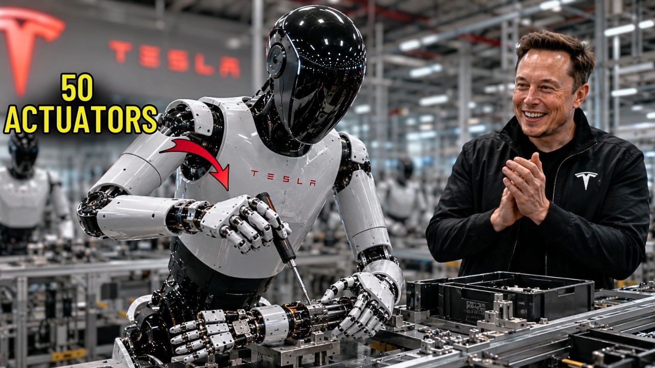 Optimus Gen 3: 1,000 Robots DEPLOYED 50 Actuators Now Feel Like Human Hands!