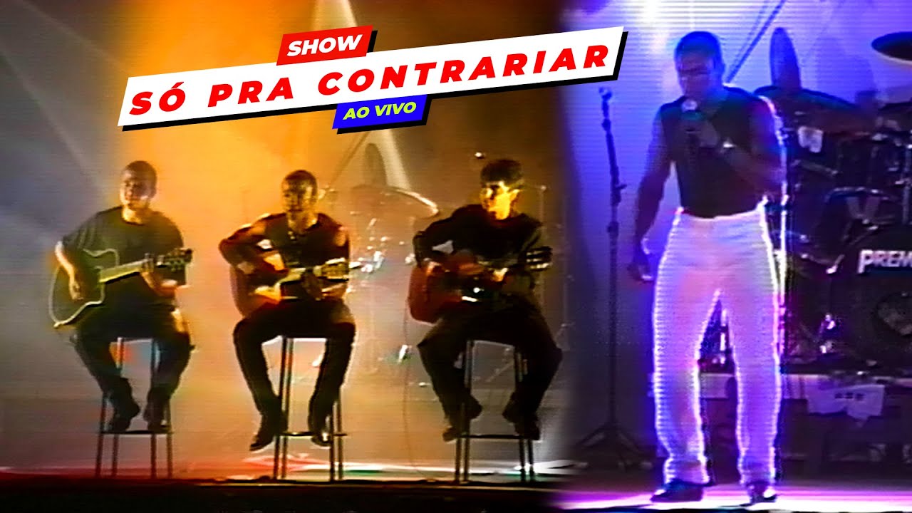 SHOW INÉDITO ao VIVO do Grupo SÓ PRA CONTRARIAR em 1997 PARTE 03