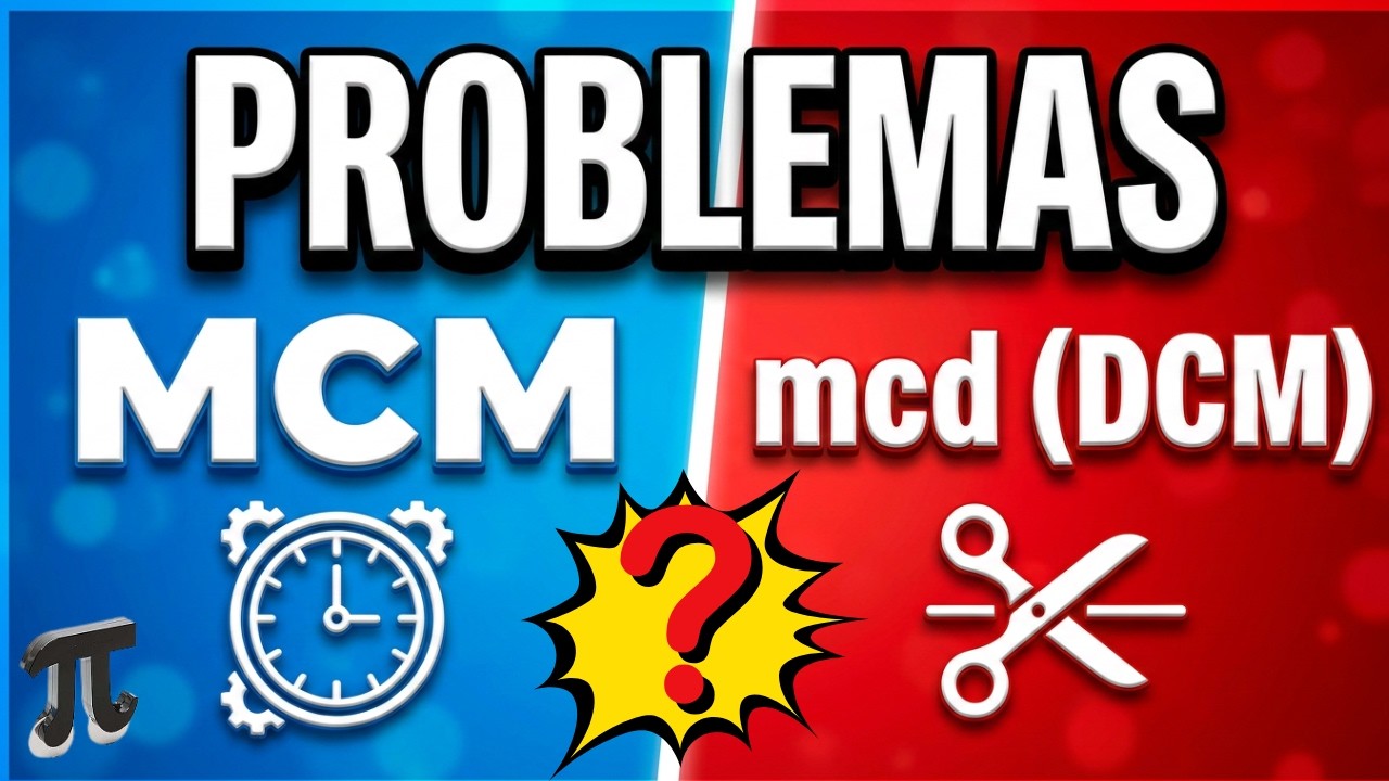 Cuándo usar el MCM o el DCM en problemas