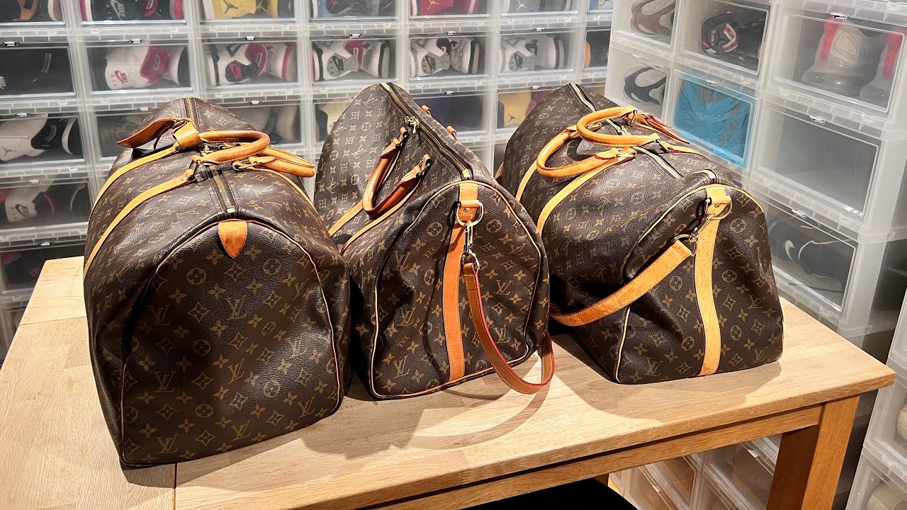 Как отличить поддельную сумку Louis Vuitton Keepall 55 Bandoulière Monogram