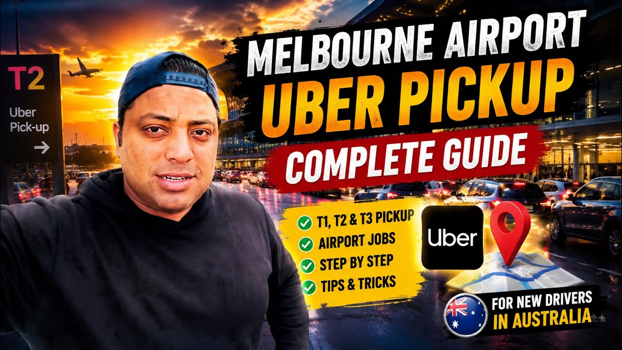 How To Get Melbourne Airport Jobs On Uber?|Melbourne Airport Uber Pickup Location? 