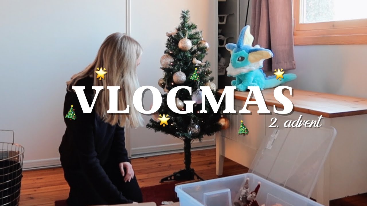 Pynter juletreet, mine favorittjulekuler og julegata i byen tennes 🌟// Vlogmas