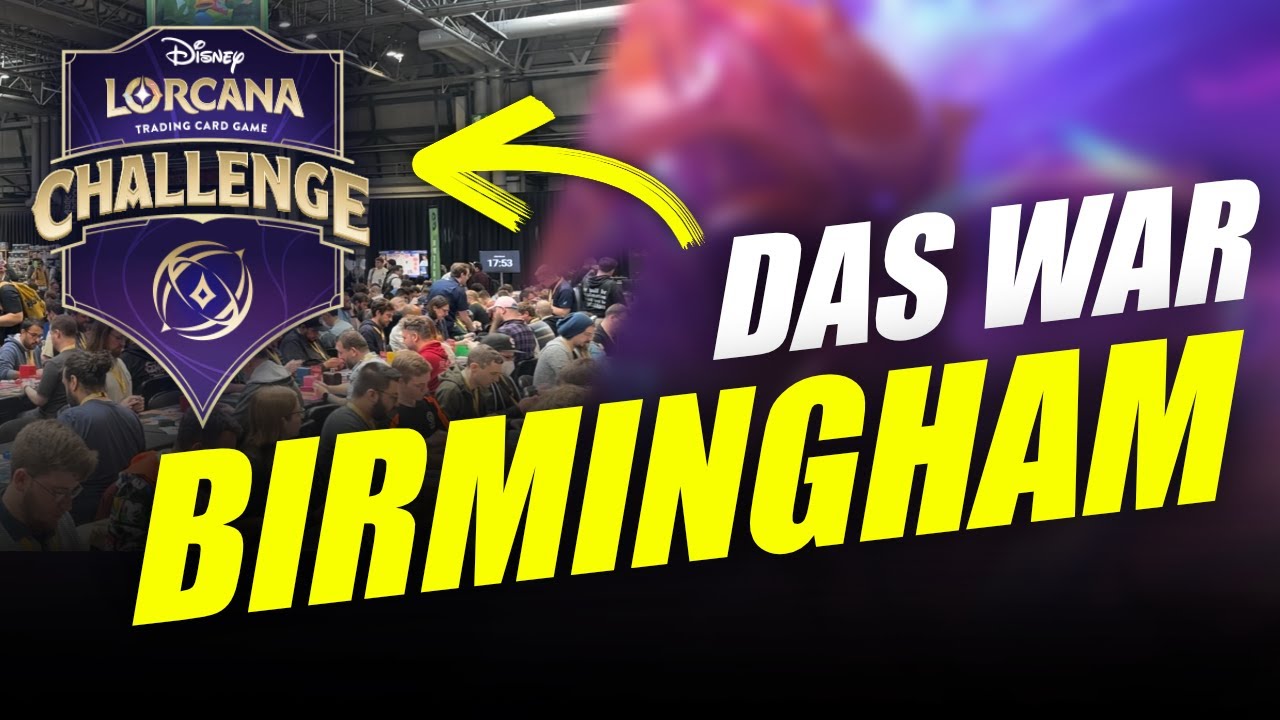 DAS WAR die Lorcana Challenge in Birmingham!! | Disney Lorcana Vlog
