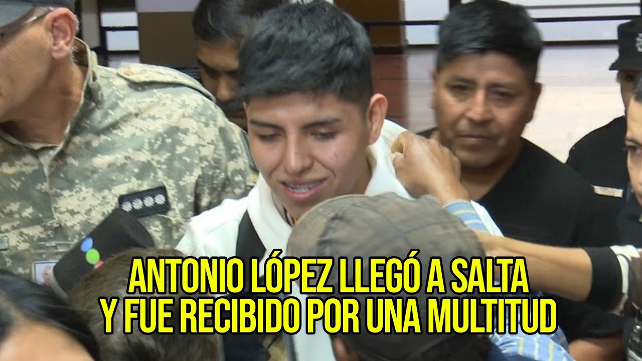 Antonio López llegó a Salta y fue recibido por una multitud #Masterchef