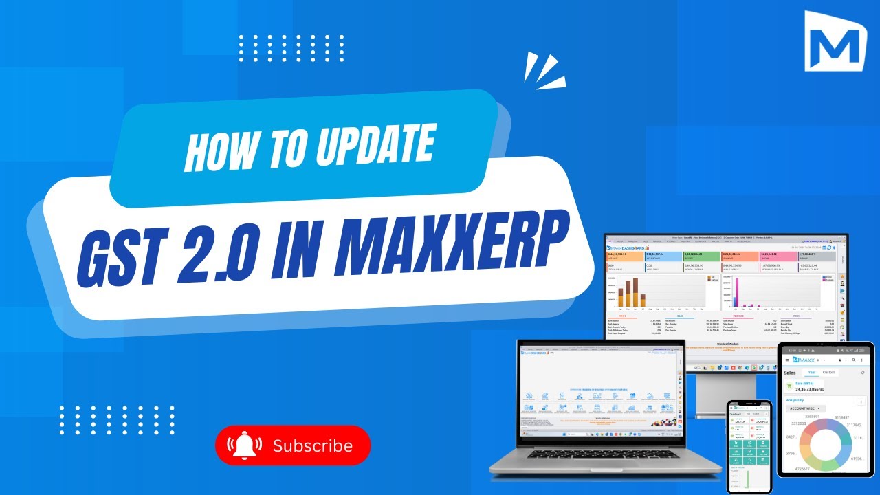 How to Update GSTR 2.0 in MAXXERP Software !