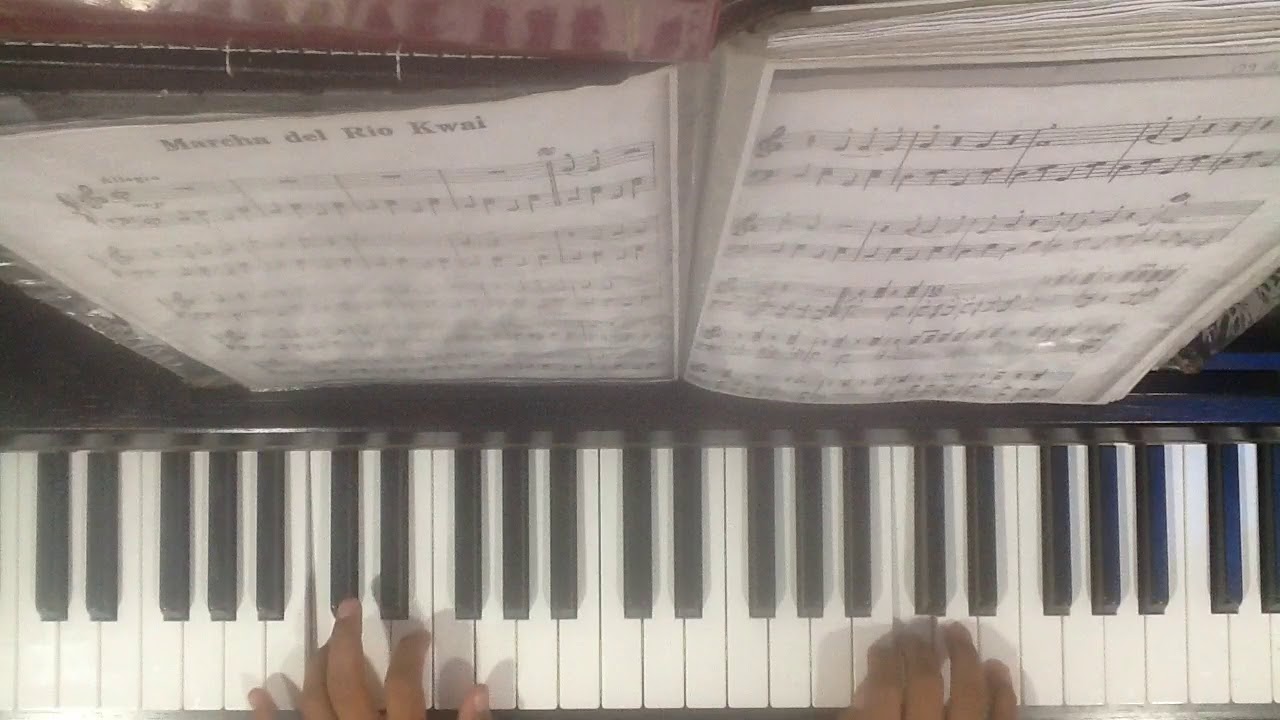 Marcha del río Kwai piano