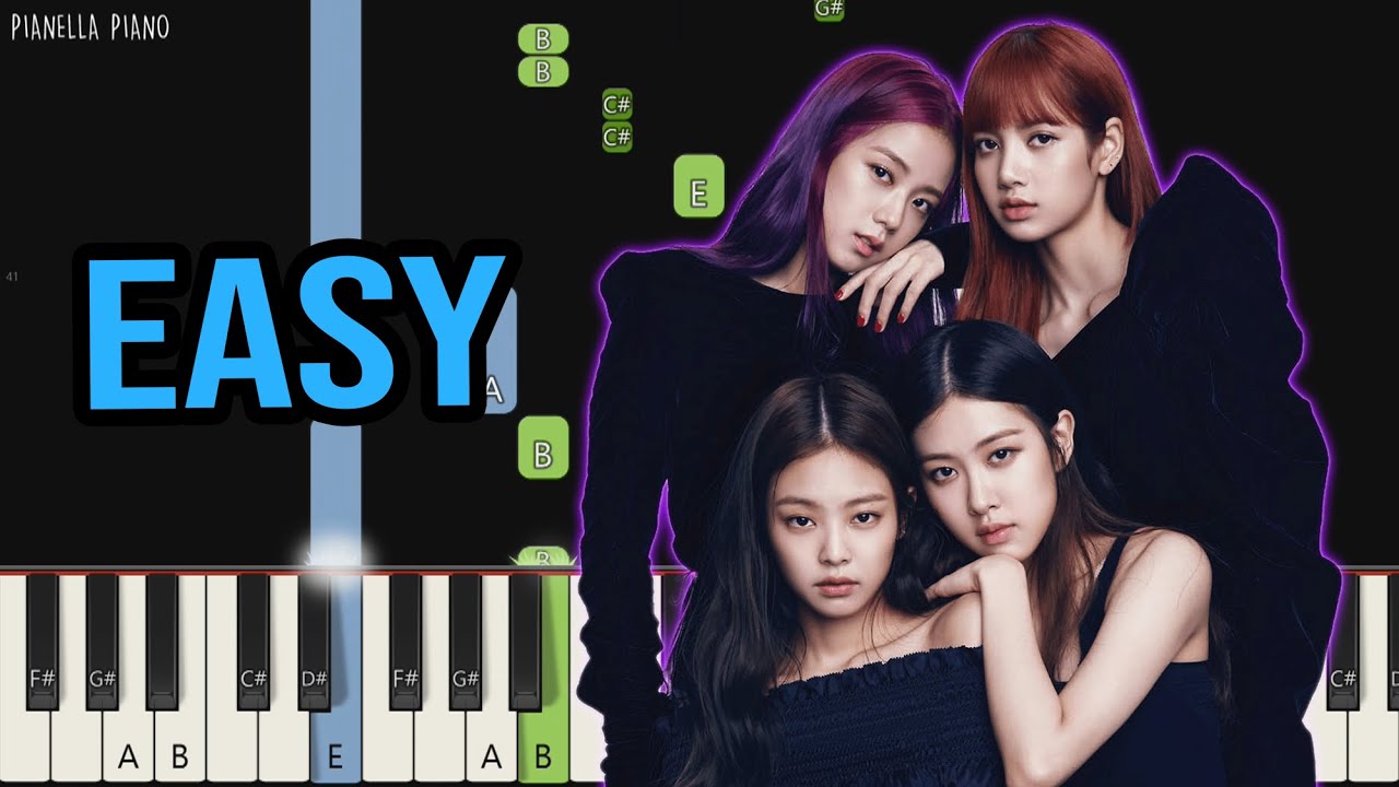 BLACKPINK - Ice Cream (with Selena Gomez) | EASY Piano Tutorial by Pianella Piano