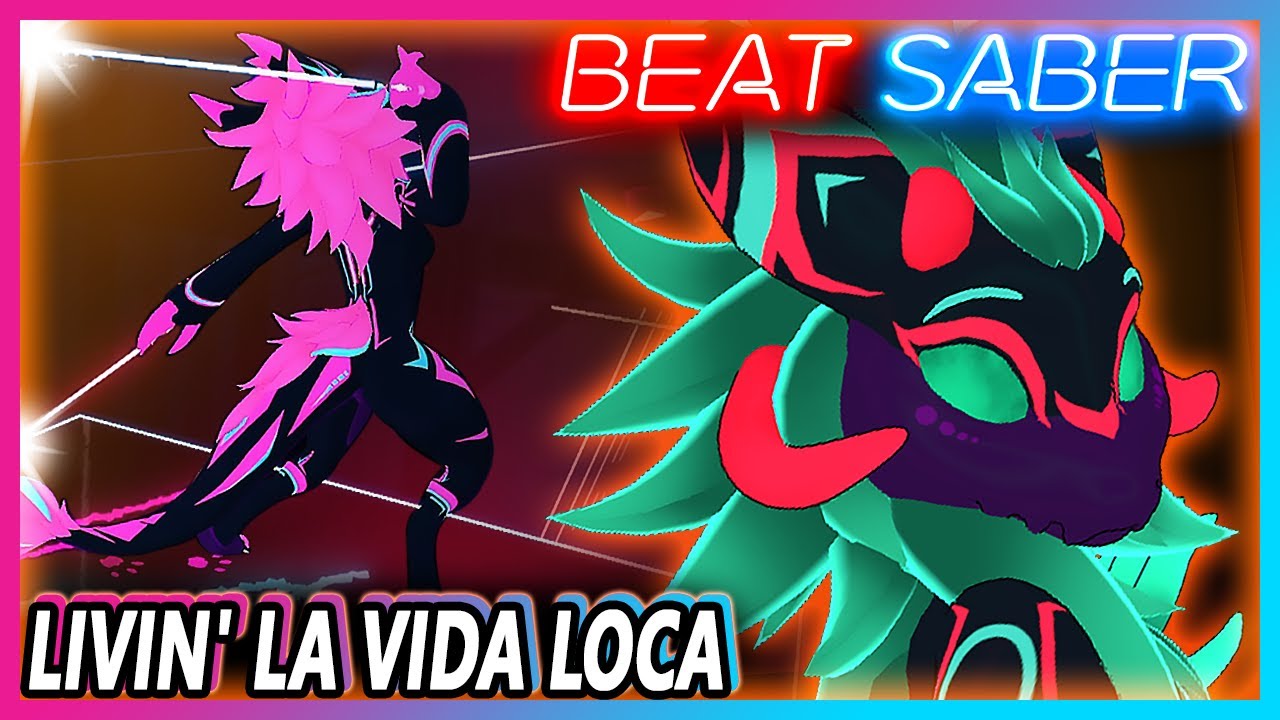 She'll Knock you out! Livin' La Vida Loca - Ricky Martin | Beat Saber | Full Body Tracking vr | FC