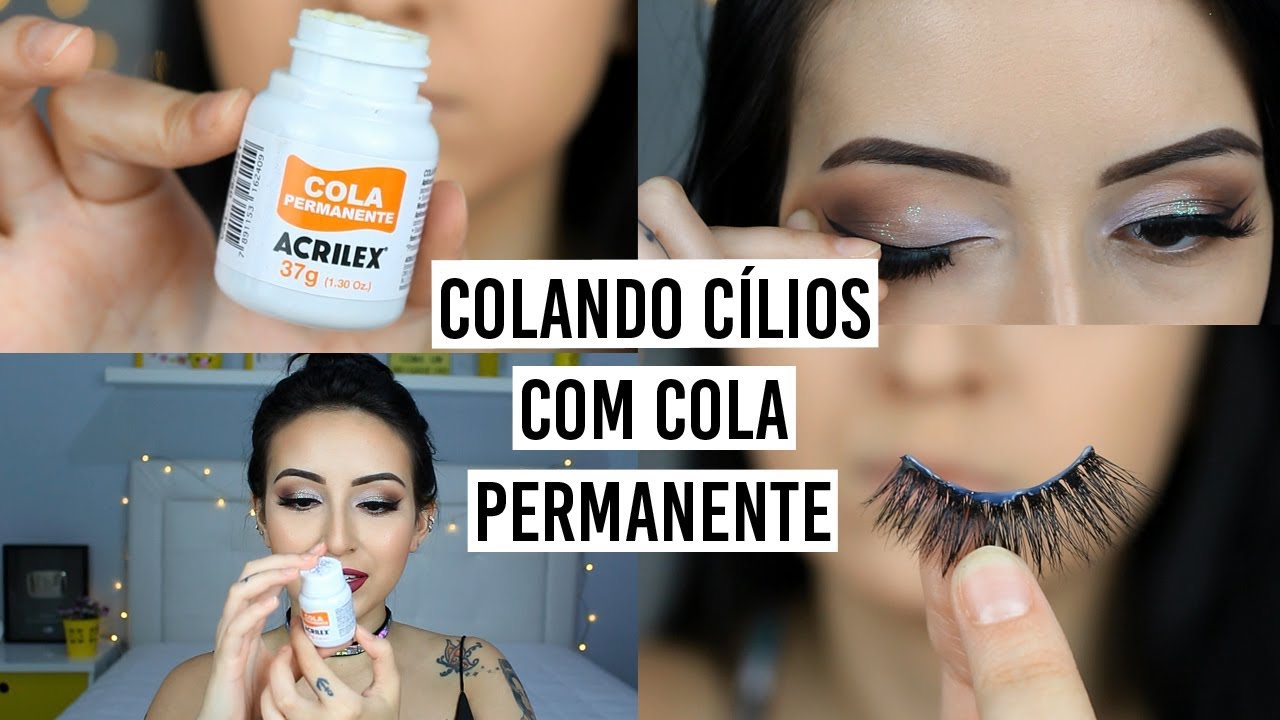 COLA ACRILEX PARA CÍLIOS POSTIÇOS! O QUE ACHEI?
