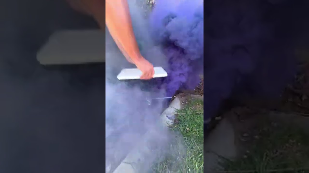 DIY: Smoke Bomb Tie Dye😱💨