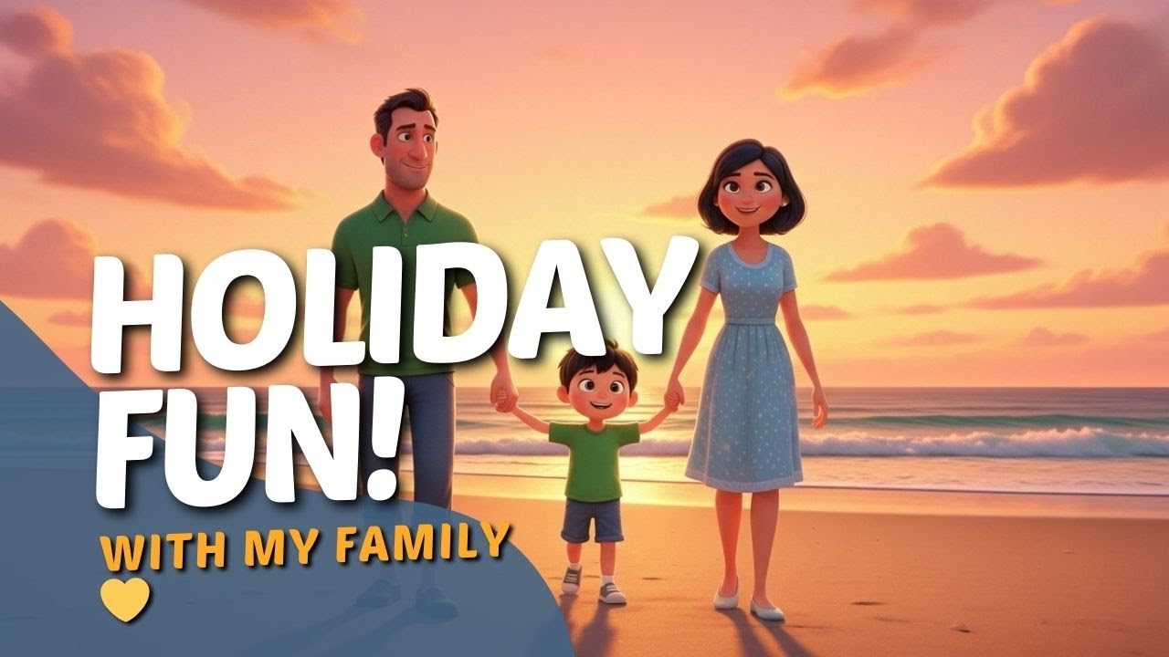 Holiday Song for Kids | Happy Kids Beach Song | Family Friendly & Positive Music [Music Video]