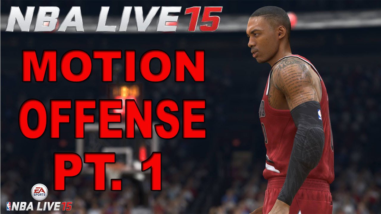 NBA LIVE 15 - HOW TO RUN A BASIC MOTION OFFENSE PART 1 @EASPORTSNBA ONLINE RANKED MATCH #NBALIVE15