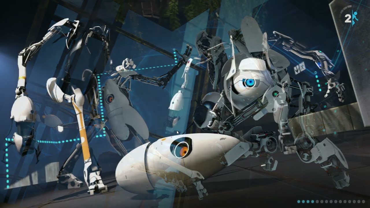 PORTAL 2 изучаю дополнение комментарии разработчиков БЕЗ КОММЕНТАРИЙ