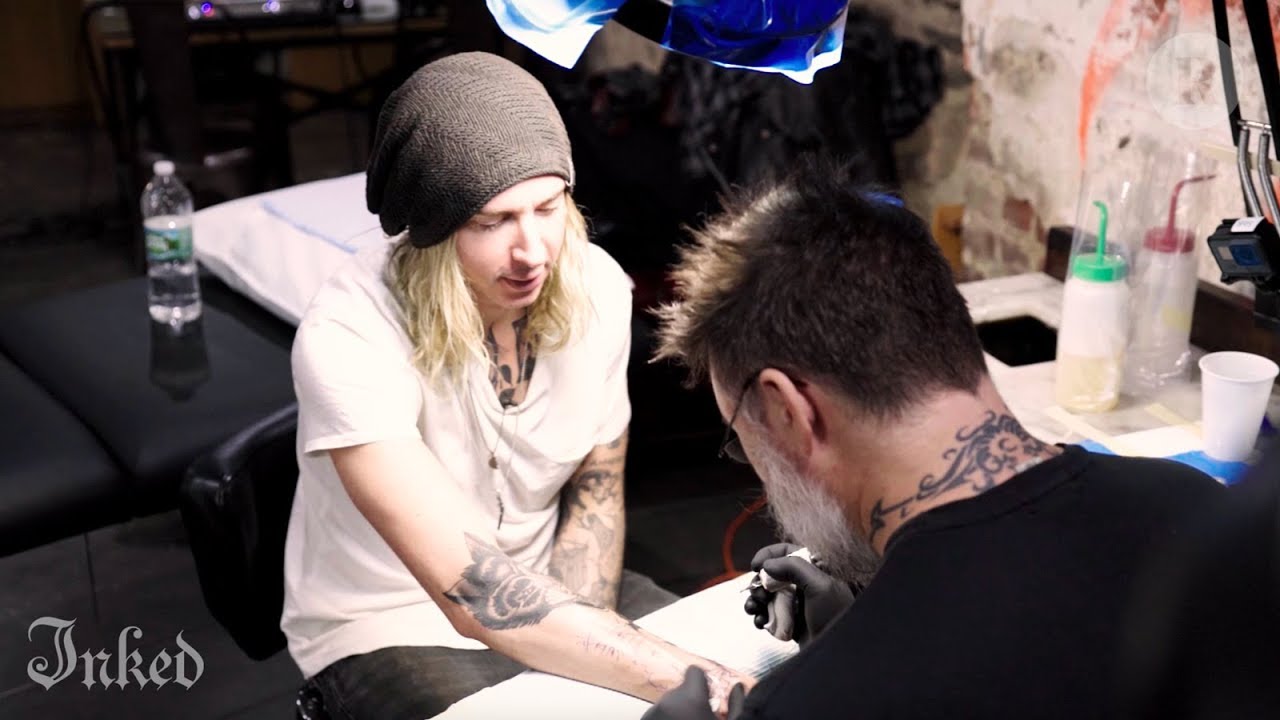 Underoath's Spencer Chamberlain Gets Crazy Alien Lighthouse Tattoo
