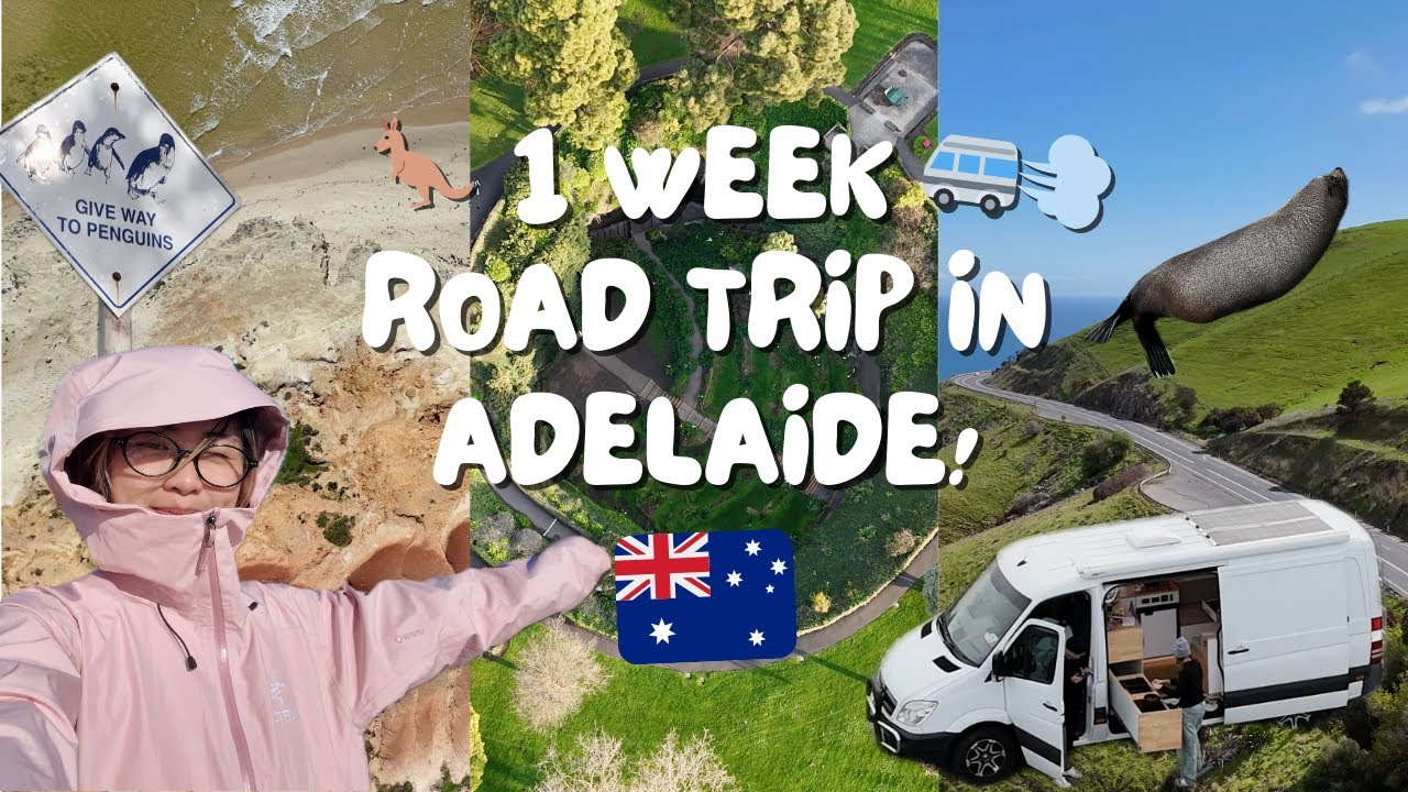 camper van trip across SOUTH AUSTRALIA! [adelaide, umpherston sinkhole, barossa valley] 🚐💨