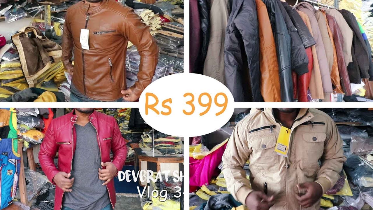 Woolen And Leather Jackets in Delhi Wholesale Market I Men's Casual/Daily Jacket