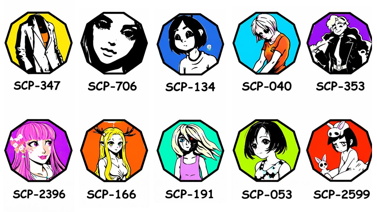 Top 10 SCP Girls Explained in 8 Minutes