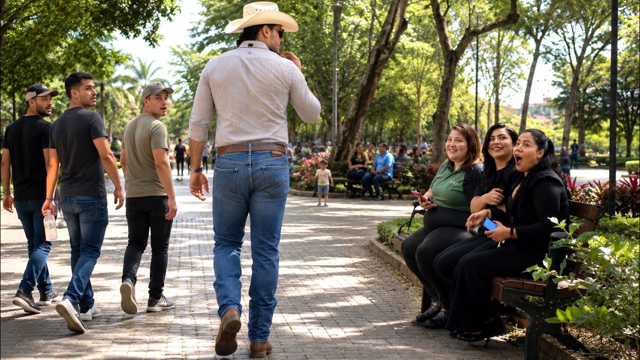 MAGNIFICENT! Handsome Cowboy Stuns the Public! Street Reactions ❤️