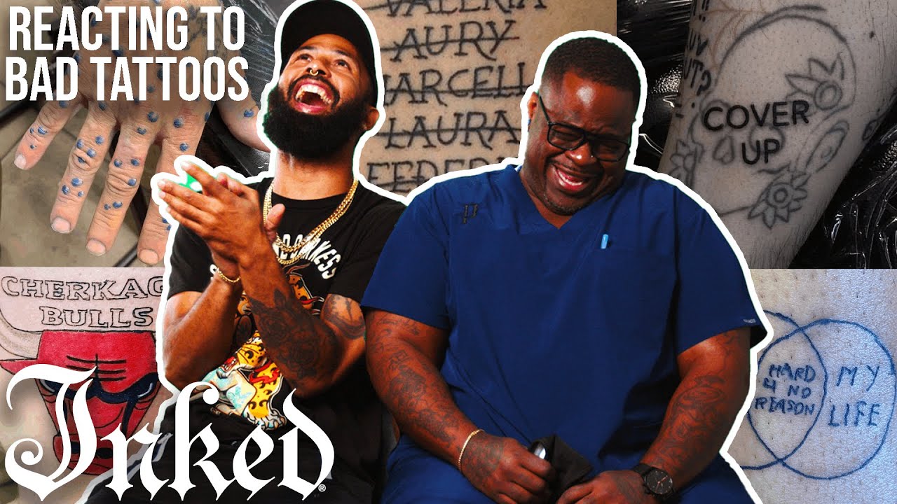 'I Would Run From That Dude' Poch and Joey P React to Bad Tattoos