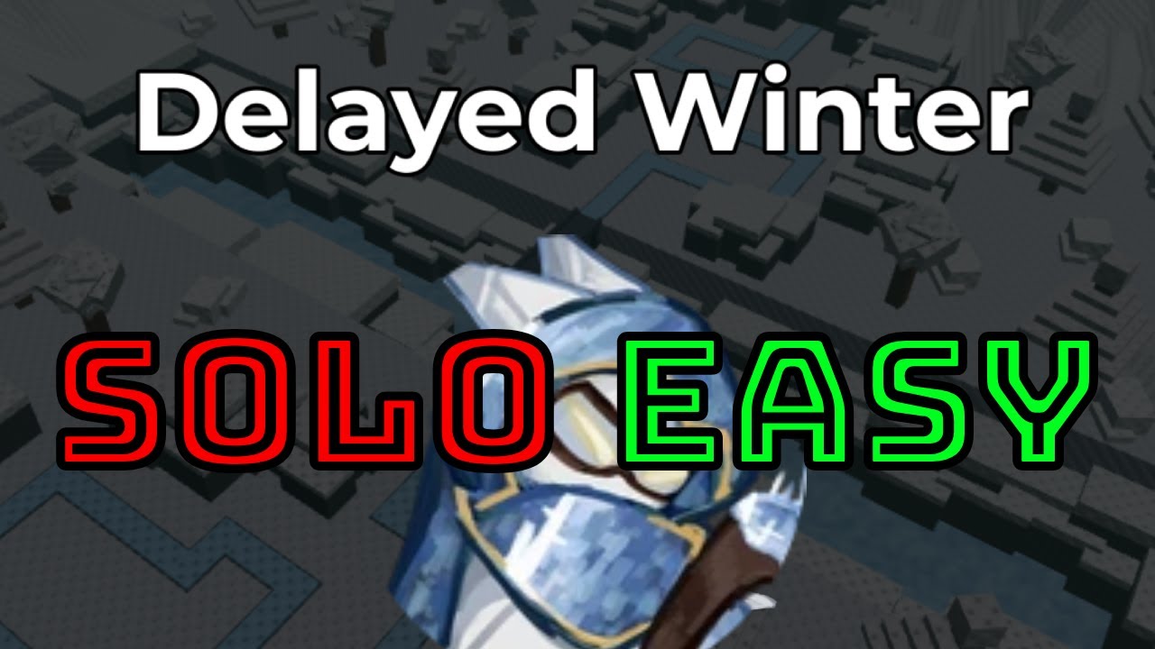 SOLO Easy Delayed Winter Event | Gubby Tower Defense