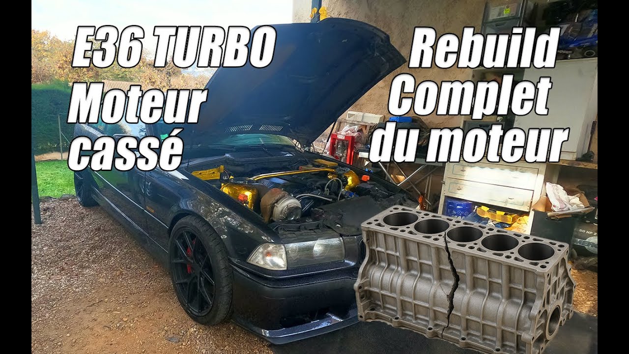 J'ai cassé ma 36 M50 turbo 😢 ! Mais on reprends avec un rebuild moteur complet 💪