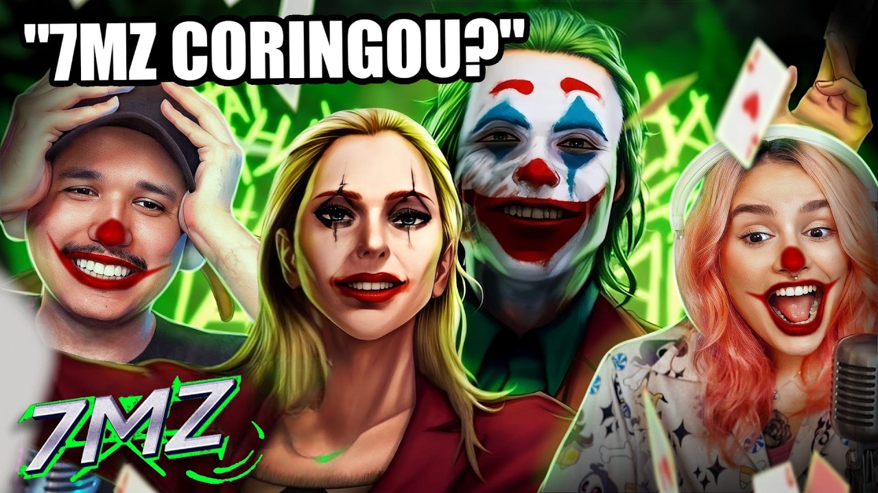 Coringamos com CORINGA E ARLEQUINA do 7 Minutoz