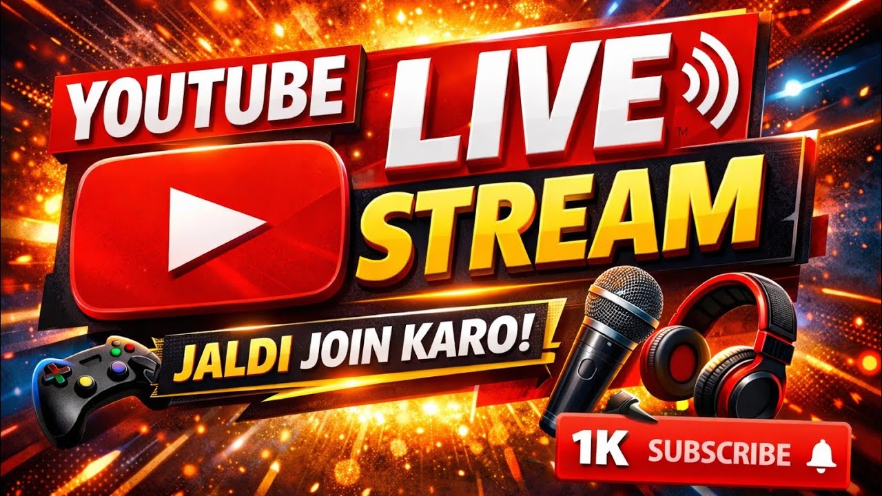 Vishal Yt Gamar is live!🔴 you tube channel me live stream 🔴 support me bhai 🙏🏻 1k subscribe please