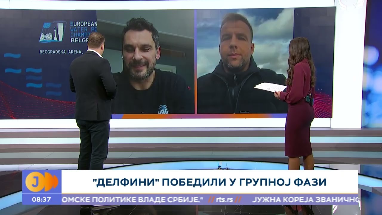 Vaterpolo derbi Srbija - Mađarska I RTS Jutarnji program
