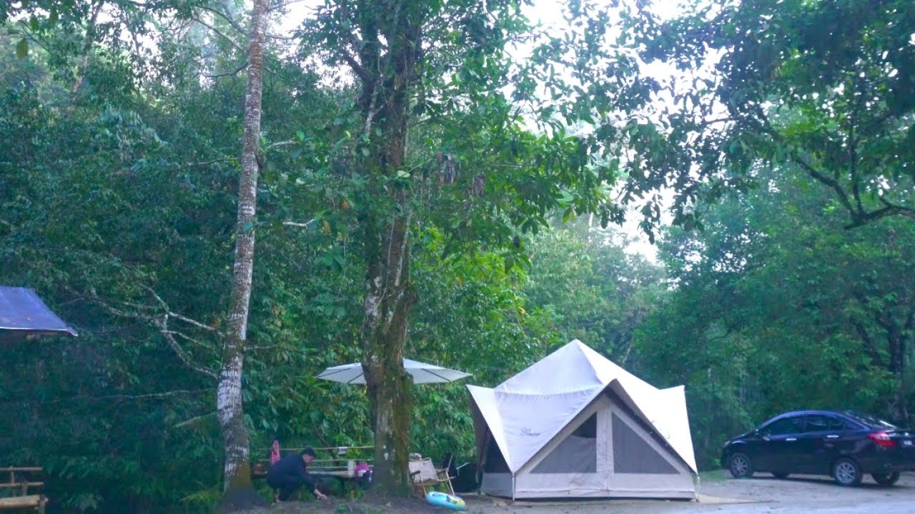 campsite dengan nama yang unik tapi sungai dia syiokk | camping malaysia vlog | vidalido pavilion