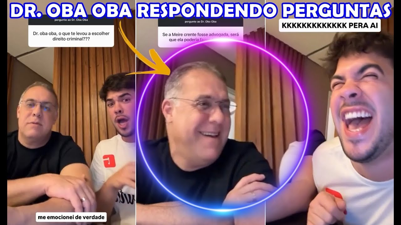 Alvaro Xaro colocando o Dr. Oba Oba pra responder as perguntas dos seguidores | Stories do Alvaro
