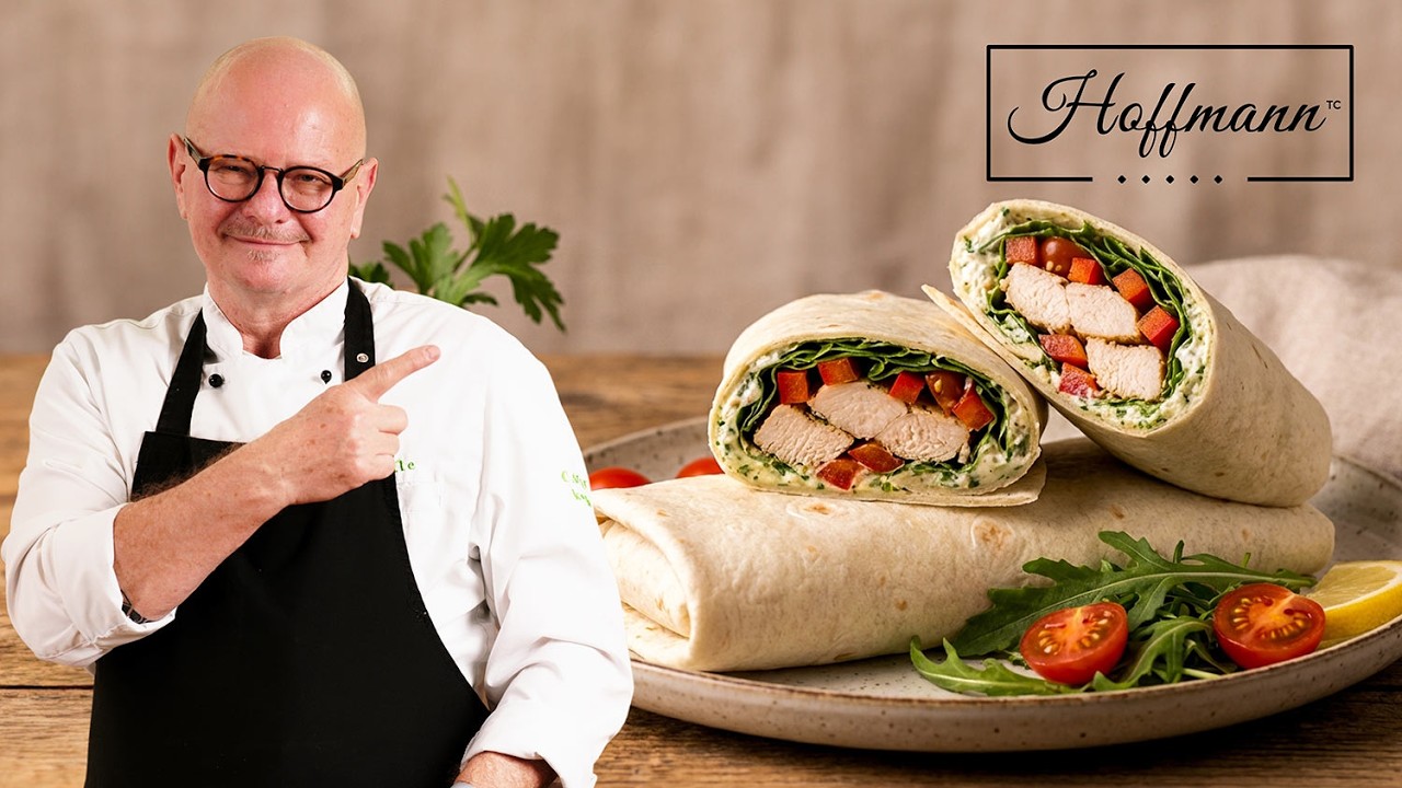 Fitness Wrap mit Hähnchen | Proteinreiches 15 Minuten Rezept | @calleKocht